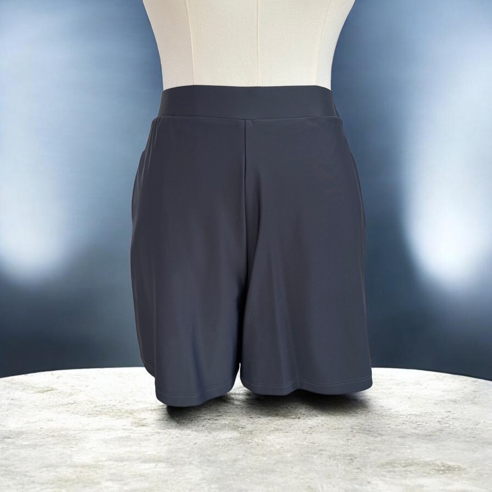 Honey Mark Charcoal Athletic Skort Skirt Shorts Tennis Golf Athleisure Large